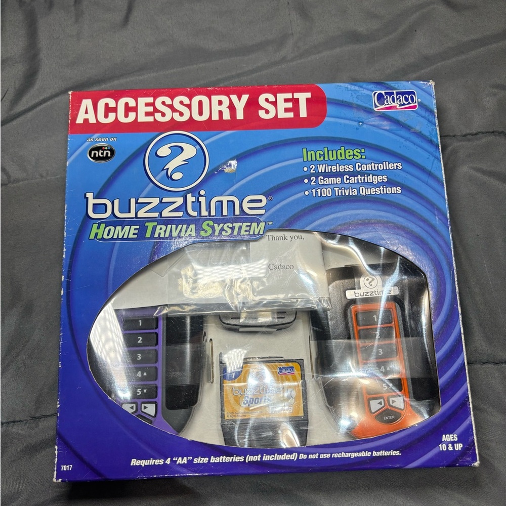 Buzztime TV Home Trivia‎ System & Accessory Set 2004 NIB